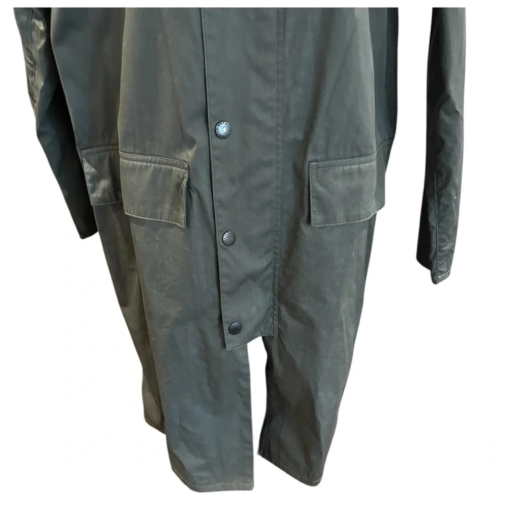 Barbour White Label Casual Urban Trench Jacket,size 38,Olive/Sage Green,Modern - Picture 4 of 14